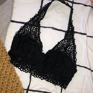 American Eagle black lace bralette